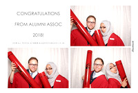 Congratulations from Alumni Assoc 2018
